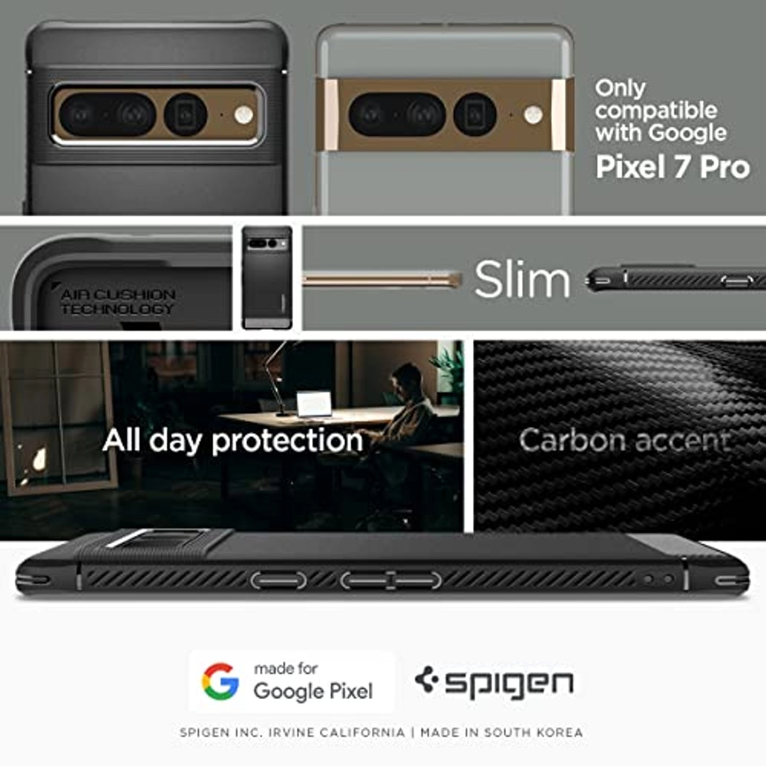 Rugged Armor case cover for Google Pixel 7 PRO