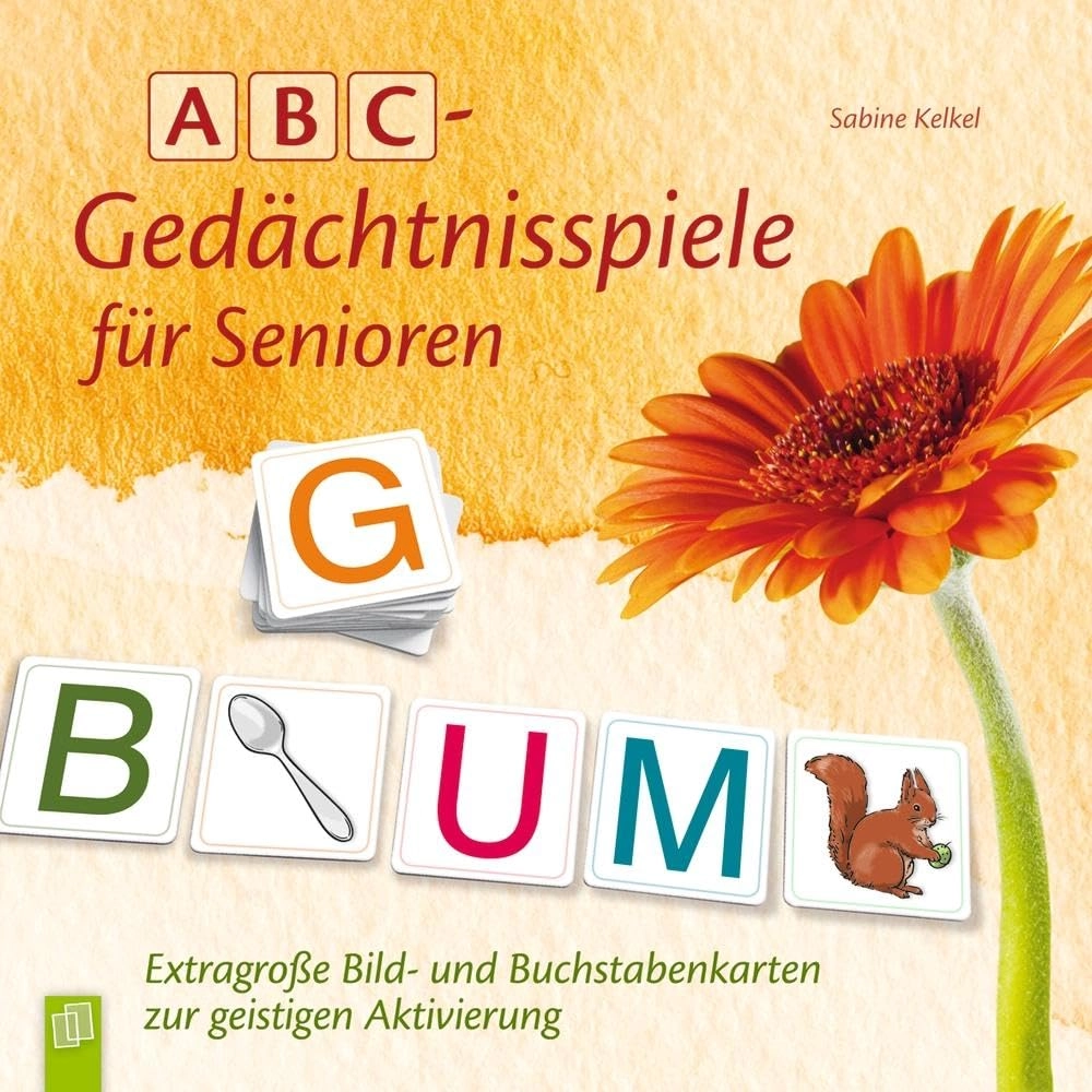 Verlag An Der Ruhr ABC - Gedächtnisspiele für Senioren Extragroße Bild- und Buchstabenkarten