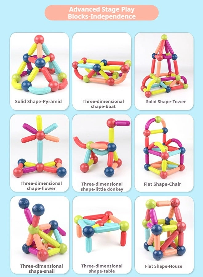 Magnetic Building Blocks - 36 pcs