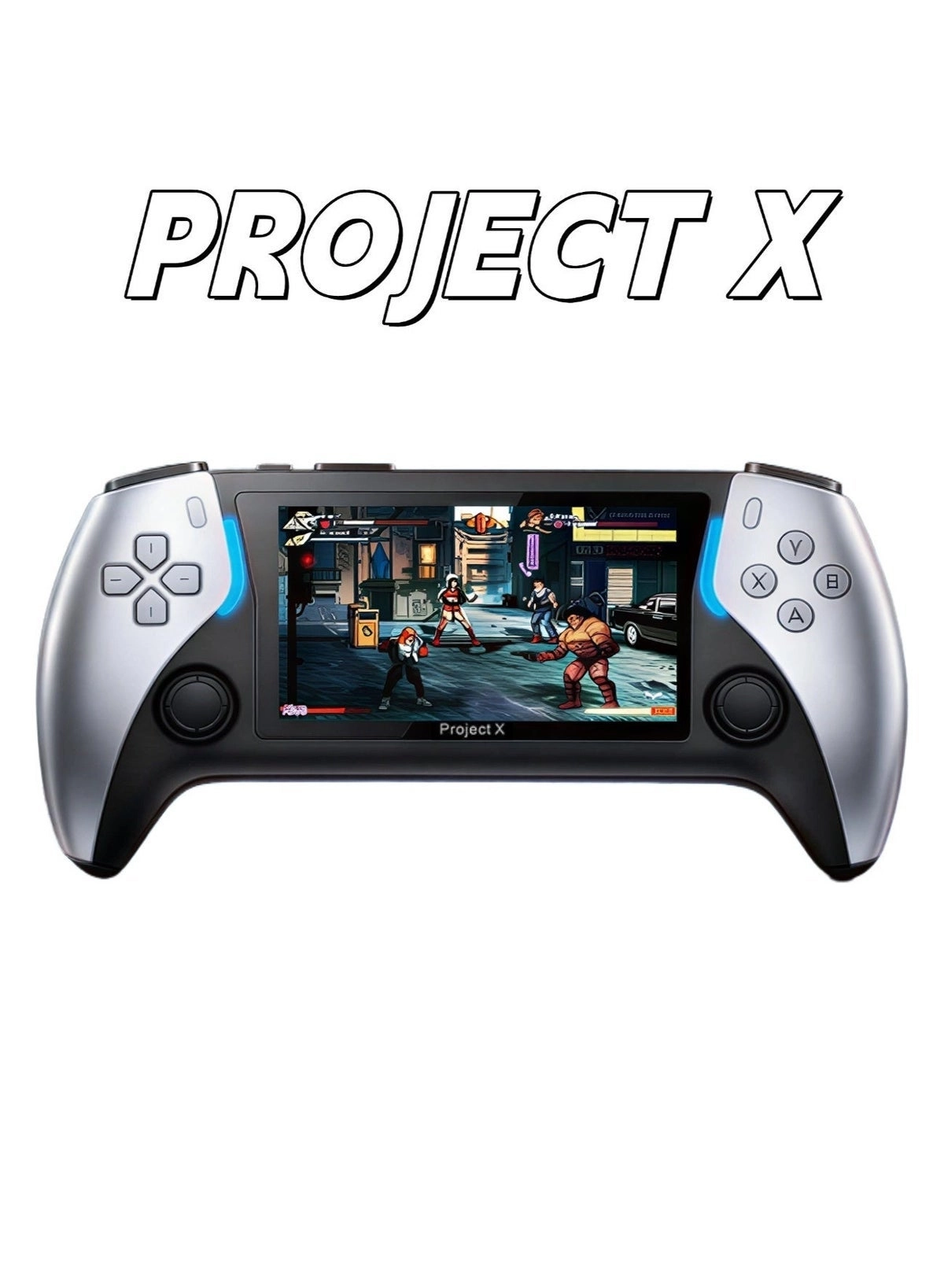 Generic Project X Retro Handheld Game Console - 4.3-inch HD IPS 20000+ games 5-hour battery