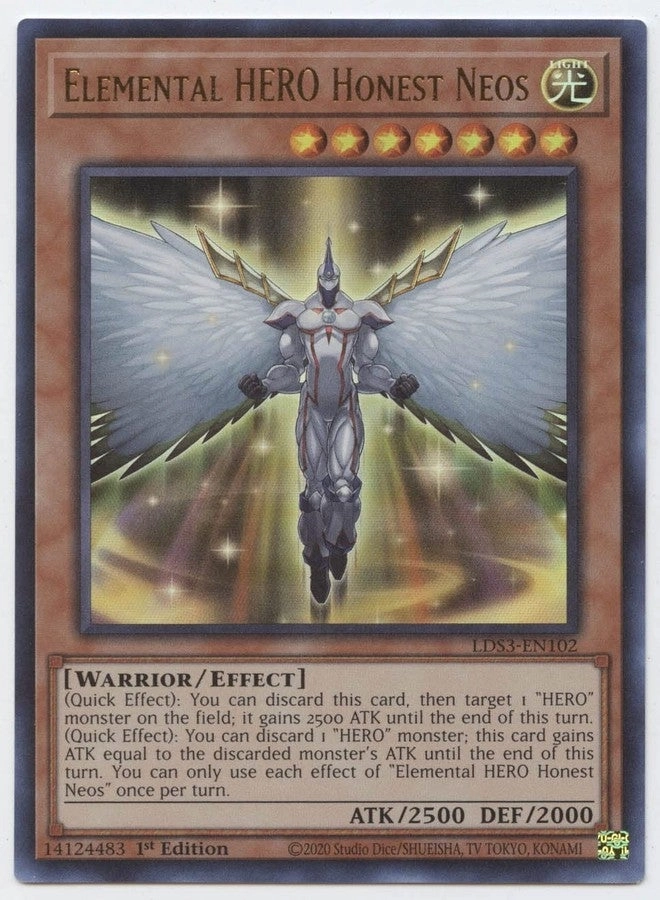Elemental Hero Honest Neos - LDS3-EN102 1st Edition