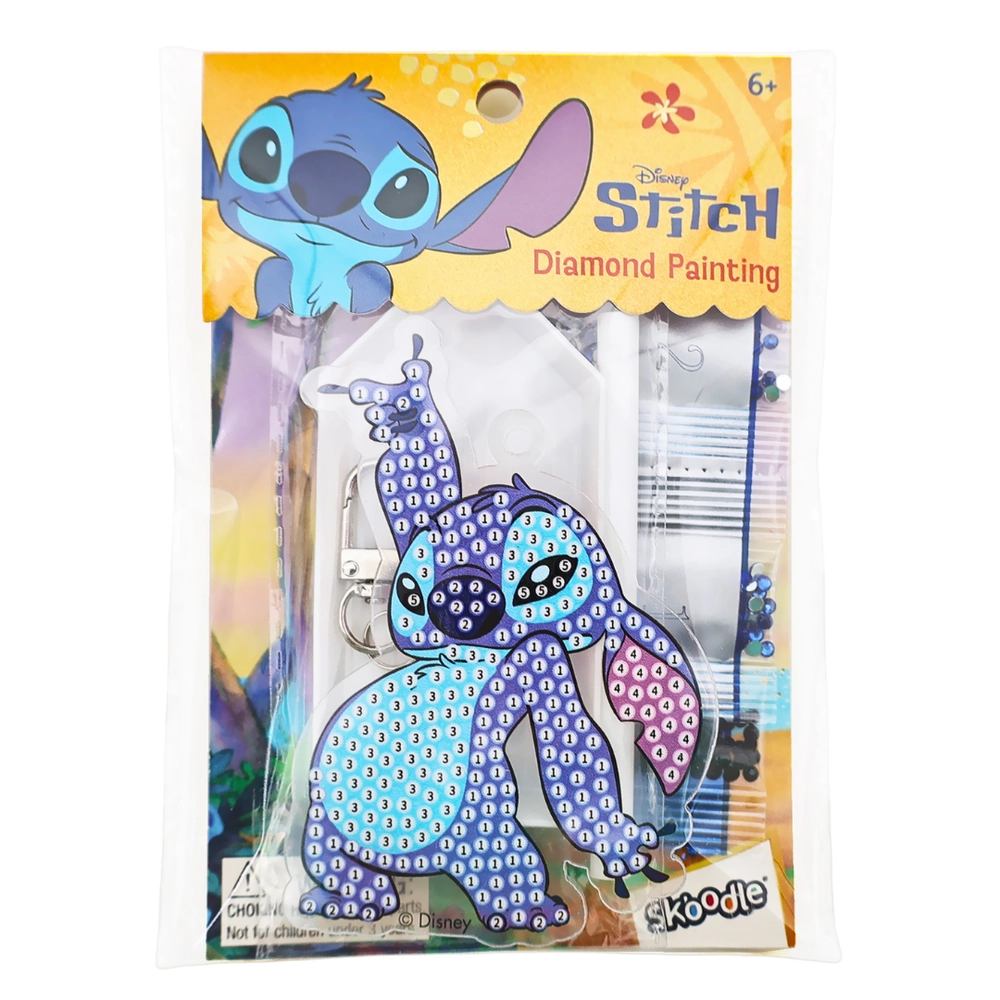 Diamond Painting Keychain Kit - Lilo & Stitch