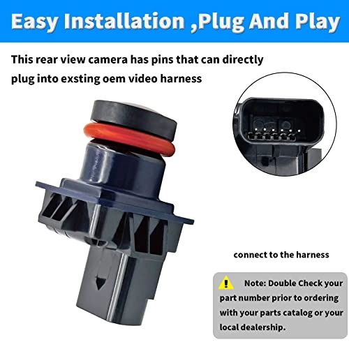 Rear View Back Up Camera - Lincoln MKX 2013-2015 Surface Mount