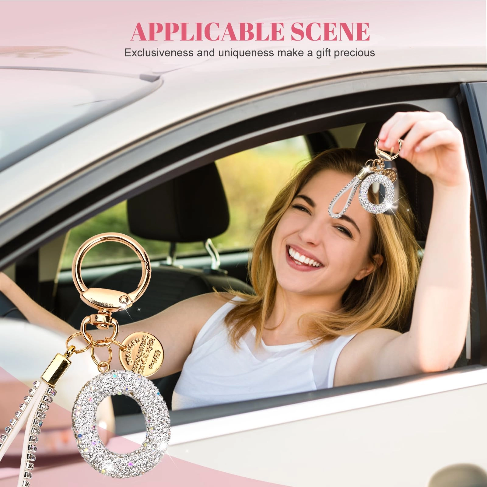 Initial Letter Keychain