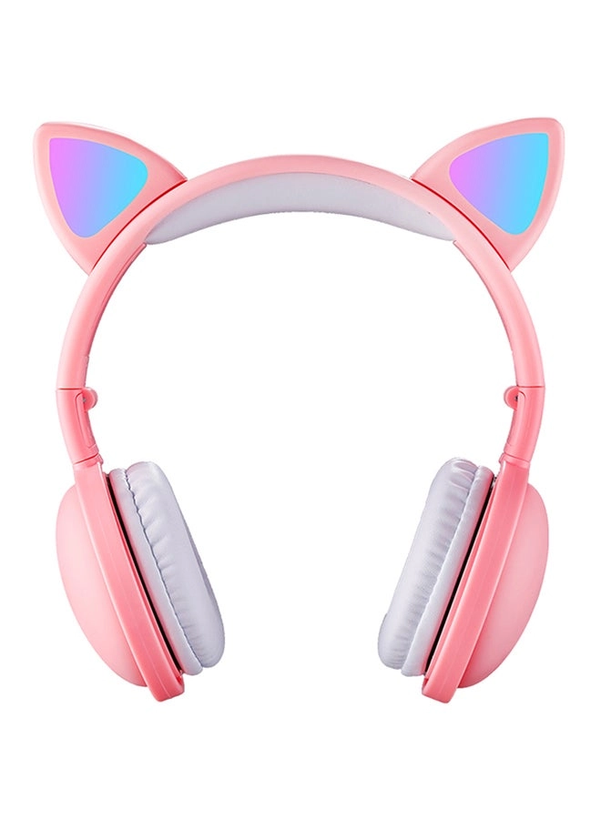 Alyashmac On-Ear Cat Ear Wired Headphone