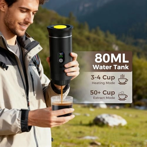 Portable Coffee Machine - ground coffee large and small coffee pods