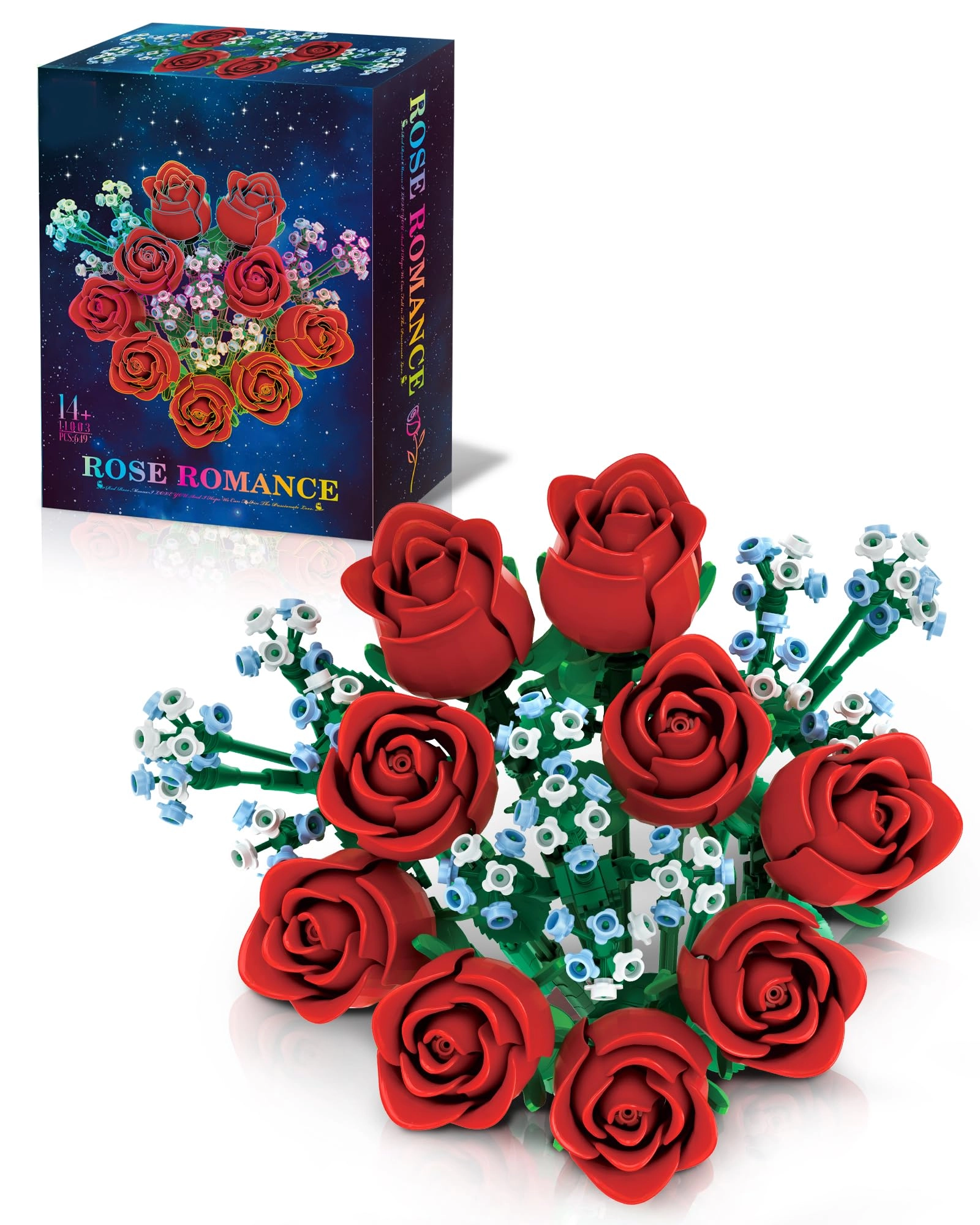 Bricxfy Red Rose Bouquet