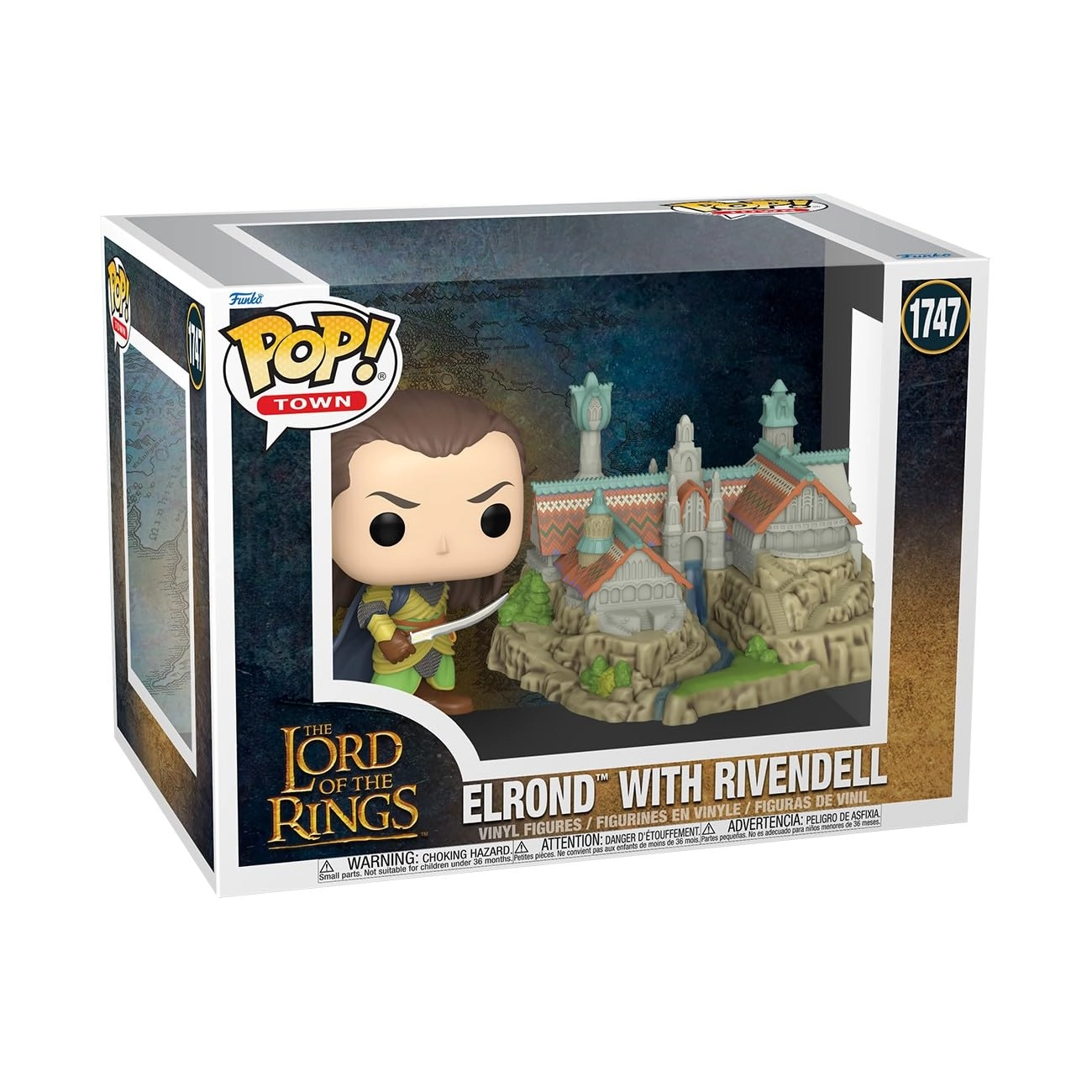 FUNKO Elrond & Rivendell - Lord of the Rings (9.9 cm) (83787)