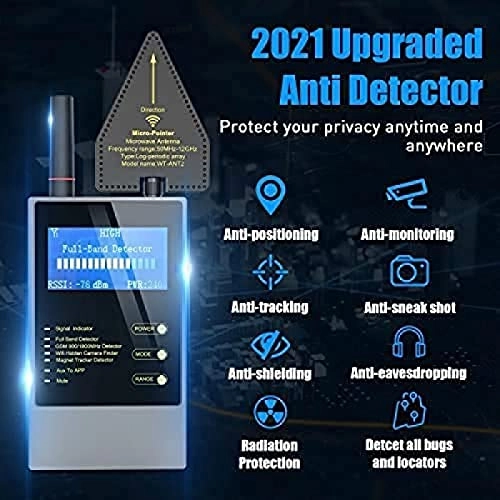 Hidden Camera Detector - 800mA Battery TYPE-C LED