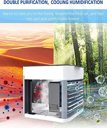 Mini Portable Air Conditioner - 3-IN-1 2000mAh USB Rechargeable