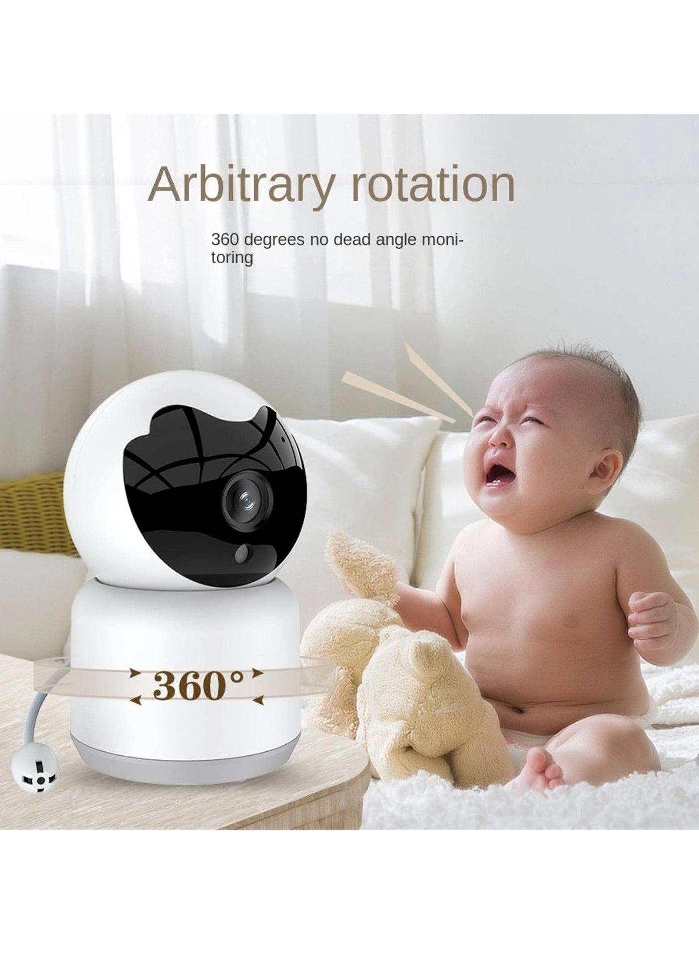 Smart Baby Monitor - 1080P HD WIFI Two Way Audio