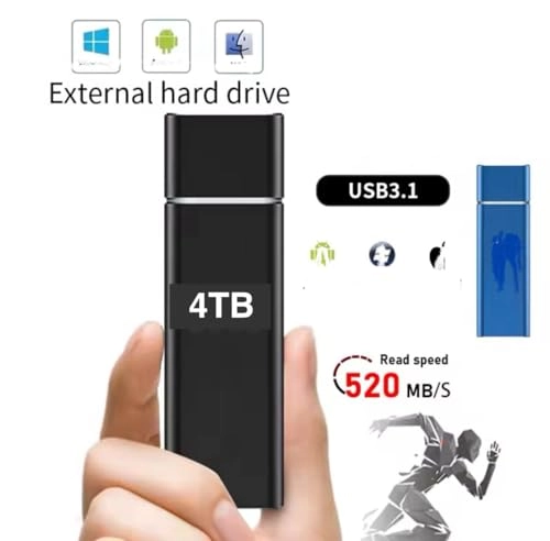 External Solid State Hard Drive - 4TB