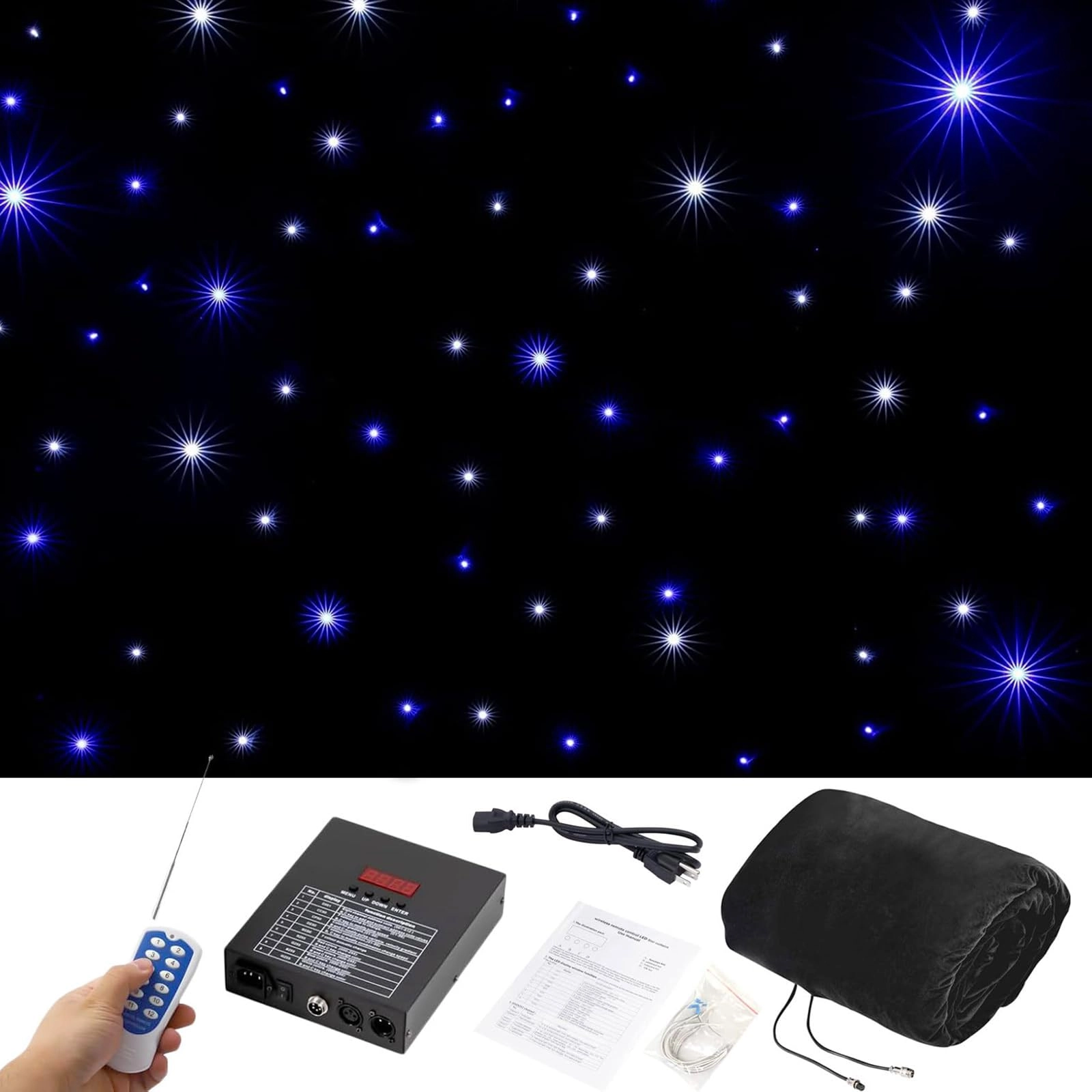PJRVJFR Led Curtain Stage Backdrop - 1.0 Count weddings