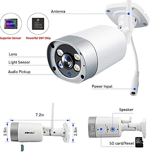Outdoor Security Camera 1080P