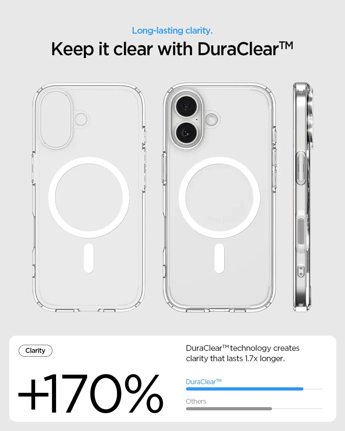 MagFit Clear Case for iPhone 17 Air