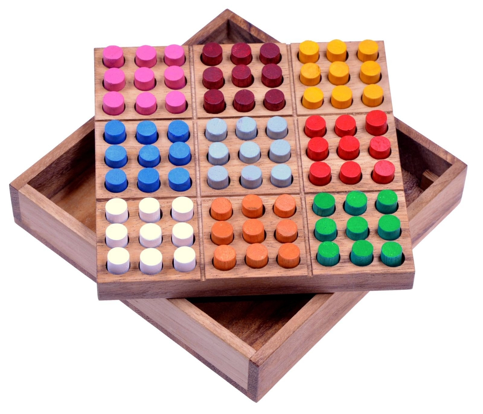 Logoplay Holzspiele Colour Sudoku Wooden Puzzle