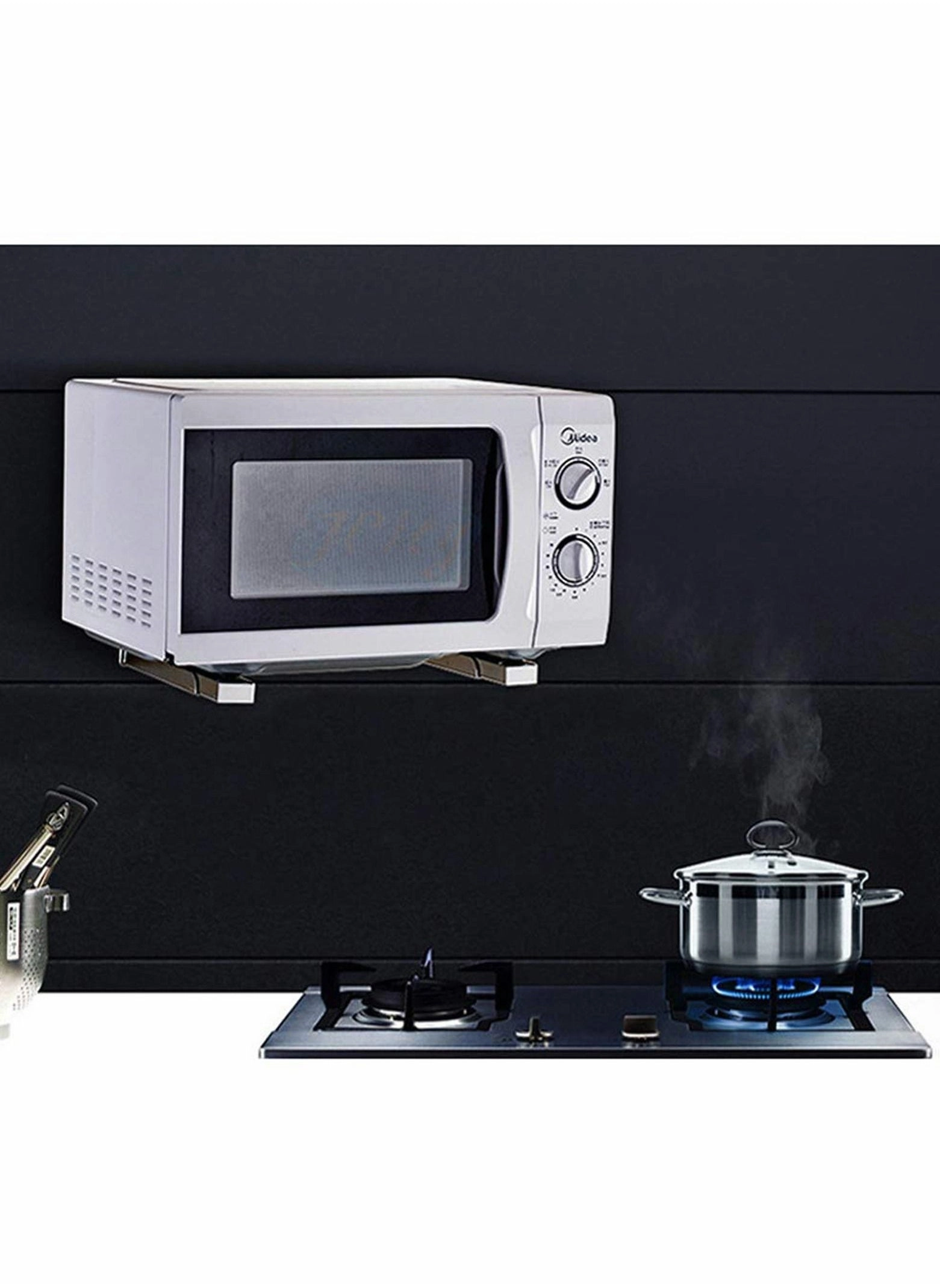 Microwave Shelf - 304 Stainless Steel 220mm-400mm 77lbs/35kg