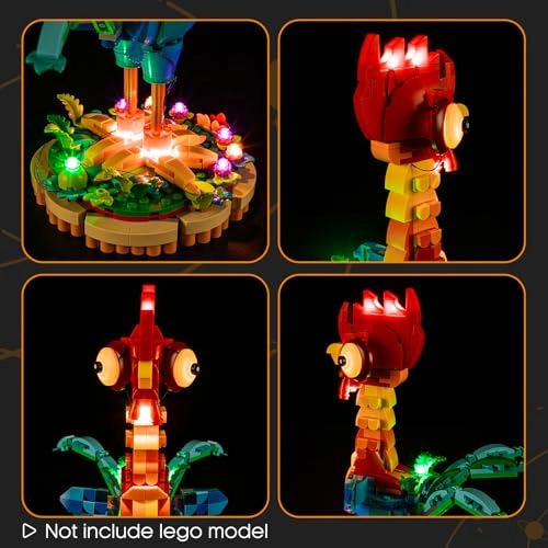 LED light kit for LEGO 43272 PHeiHei - Plastic