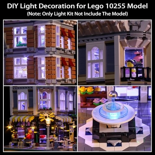Lighting Kit 10255 - for LEGO Assembly Square 10255 ABS