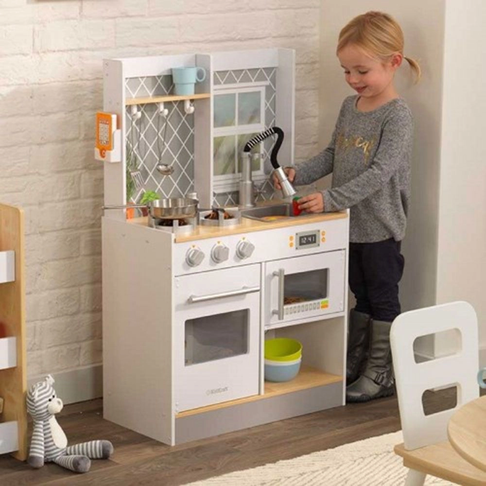 Let's Cook Play Kitchen - Wooden Lights & Sounds (DBT-53433)