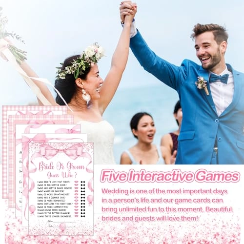 Bridal Shower Game - Over 15 years old 145 pieces