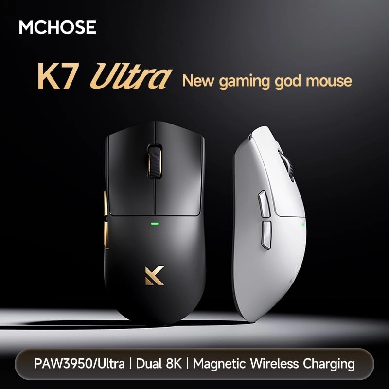 K7 Ultra Mouse - 2.4G Bluetooth USB