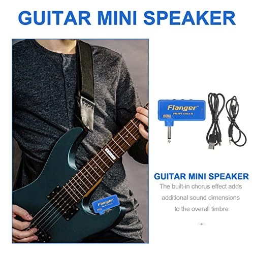 Mini Guitar Bass Headphone Amplifier - 1 Set USB Rechargeable