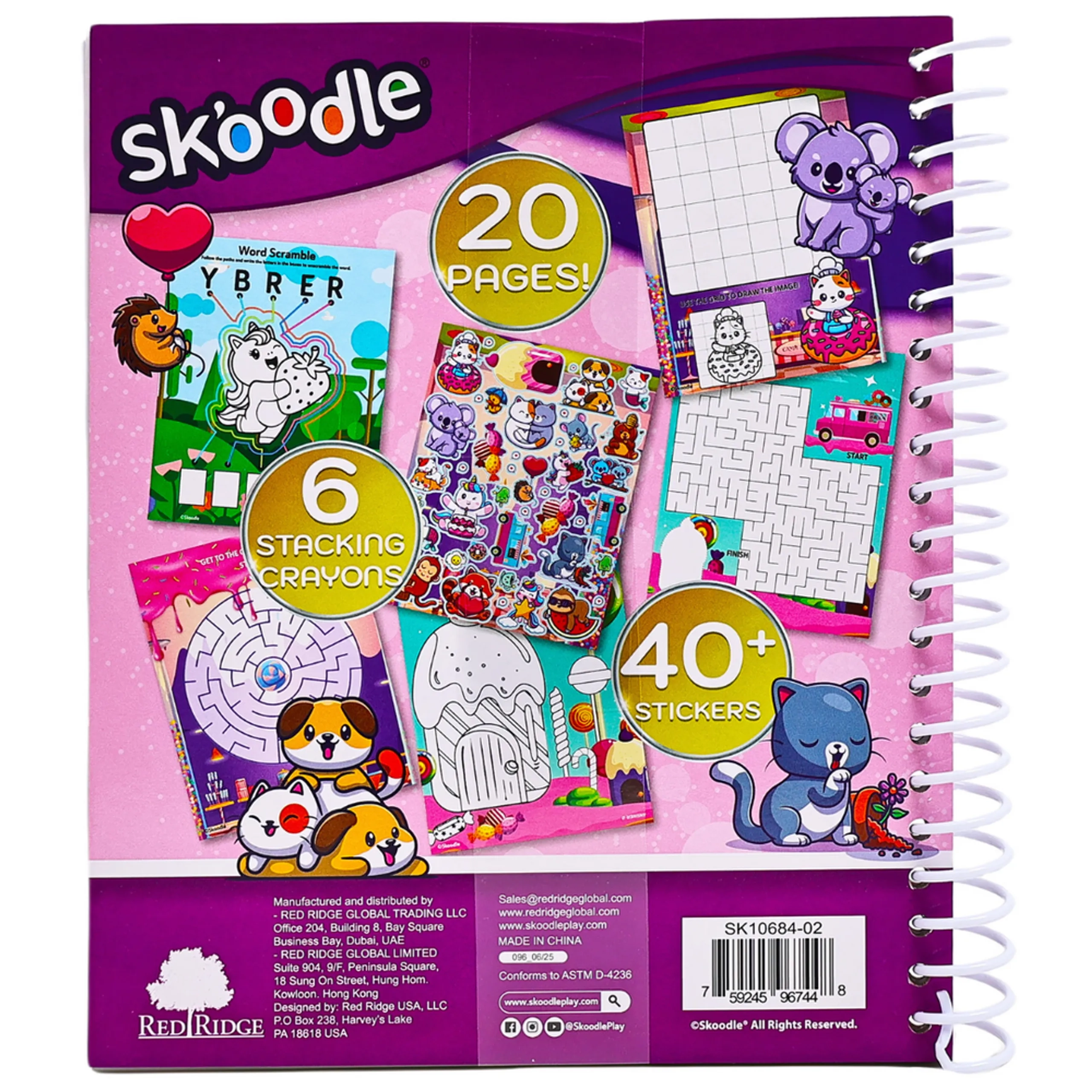 Coloring & Activity Book - 6 piece(s)