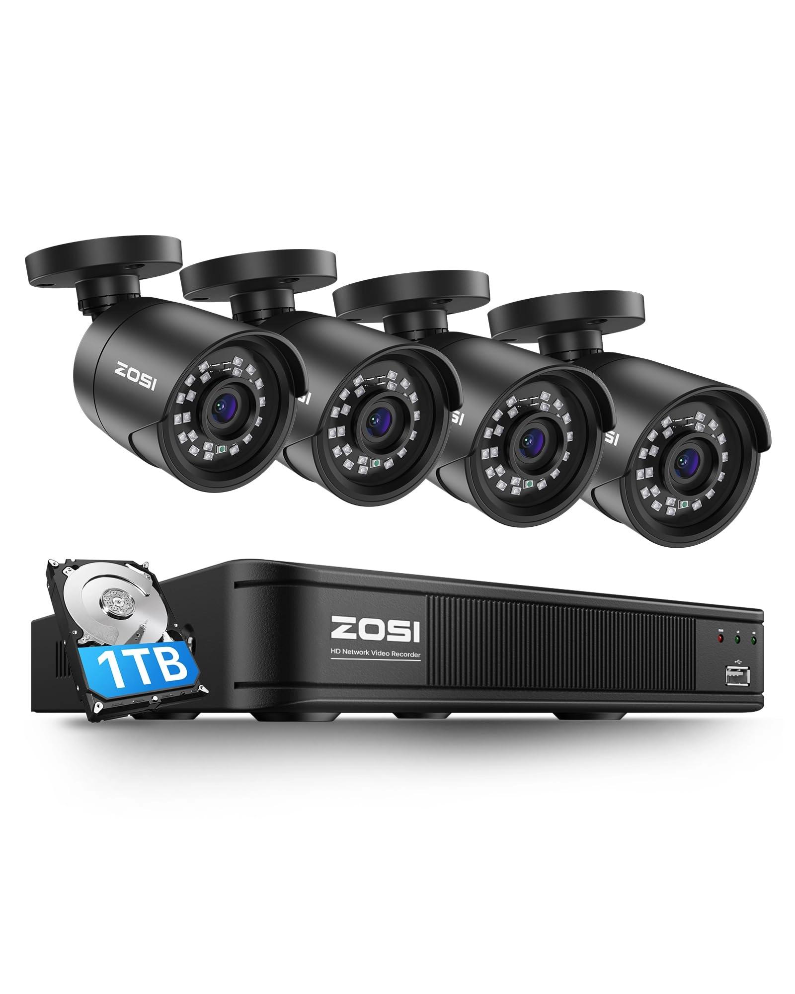 8CH 5MP 3K Lite - 4 Cameras