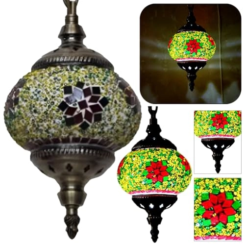 Mediterranean Pendant - E27 Mosaic