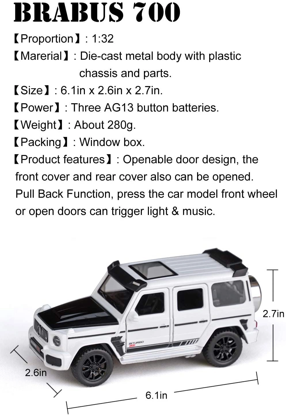 Brabus 700 - 1pcs