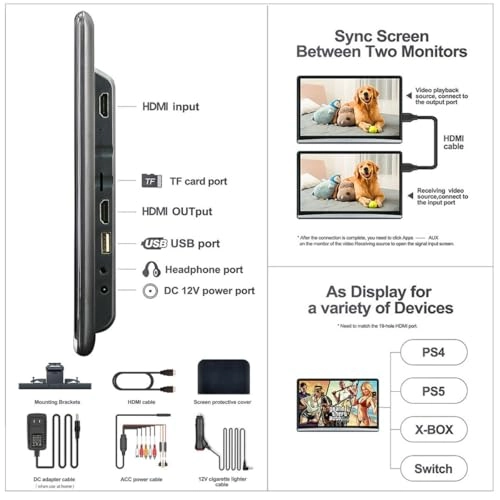 Headrest Monitor - 13.3in