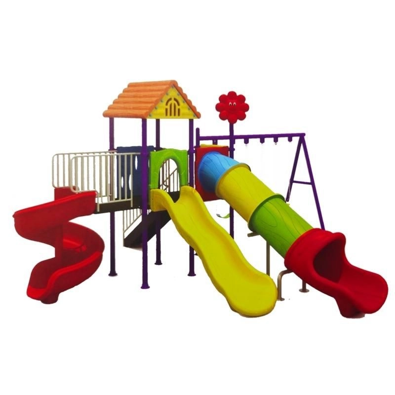 Kids Playground Climbers Swings N Slide - 3+ Multi Colour