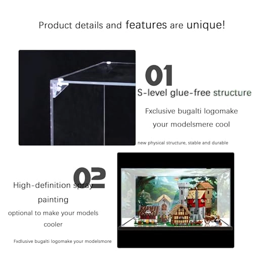 Display Case - 50 x 40 x 30 cm Mirror Thickened(3mm