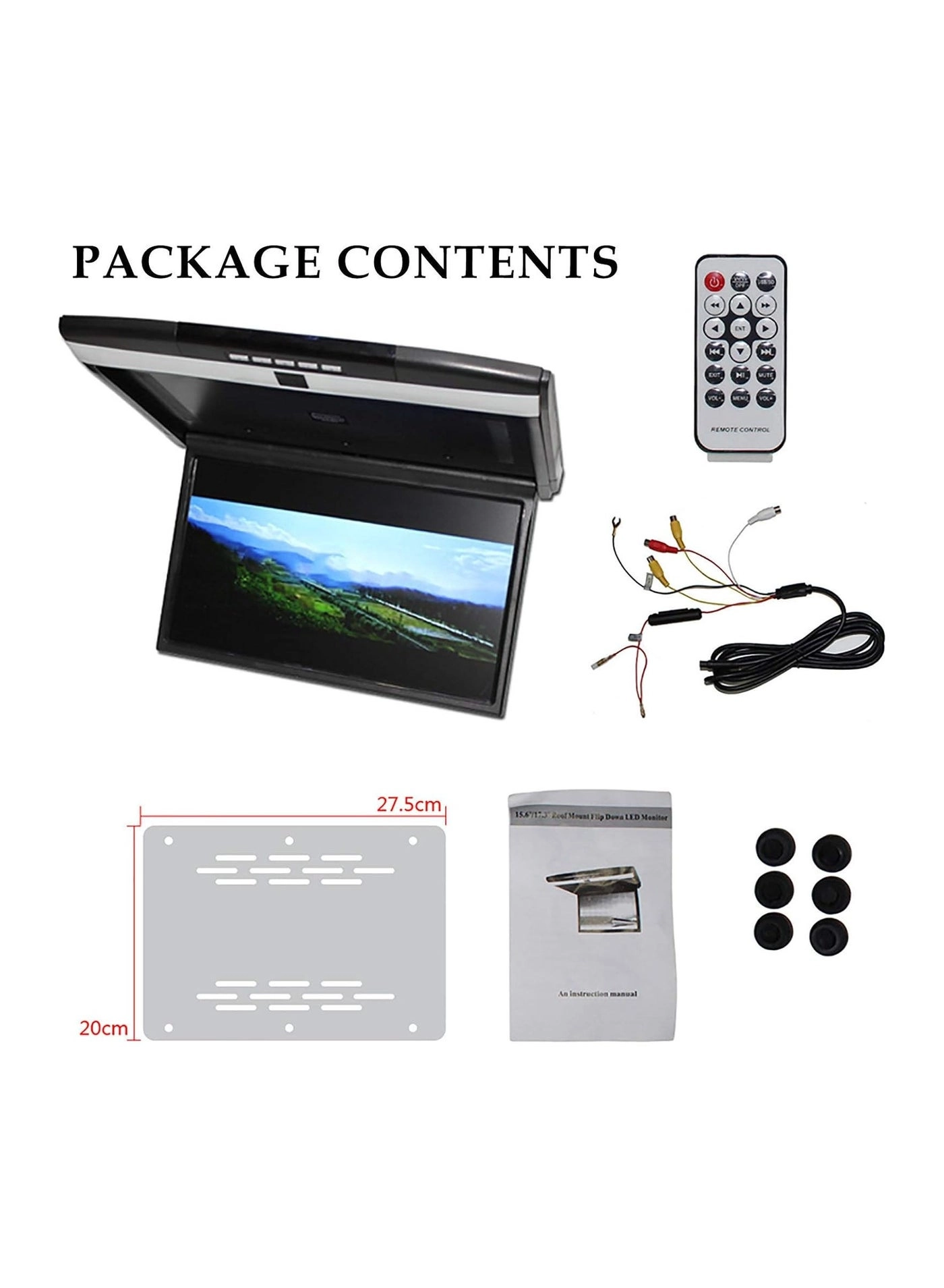 1080P Car Video Player - 17 inch