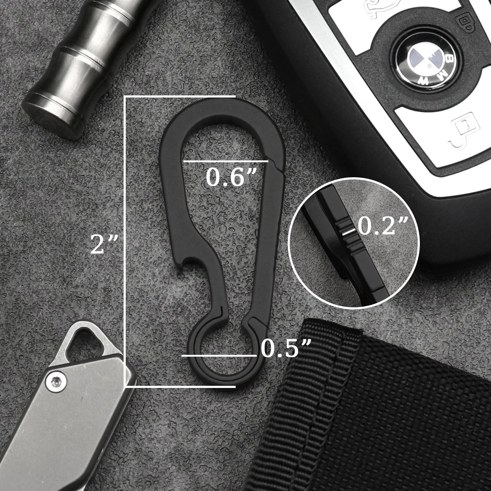 Carabiner Keychain - Space