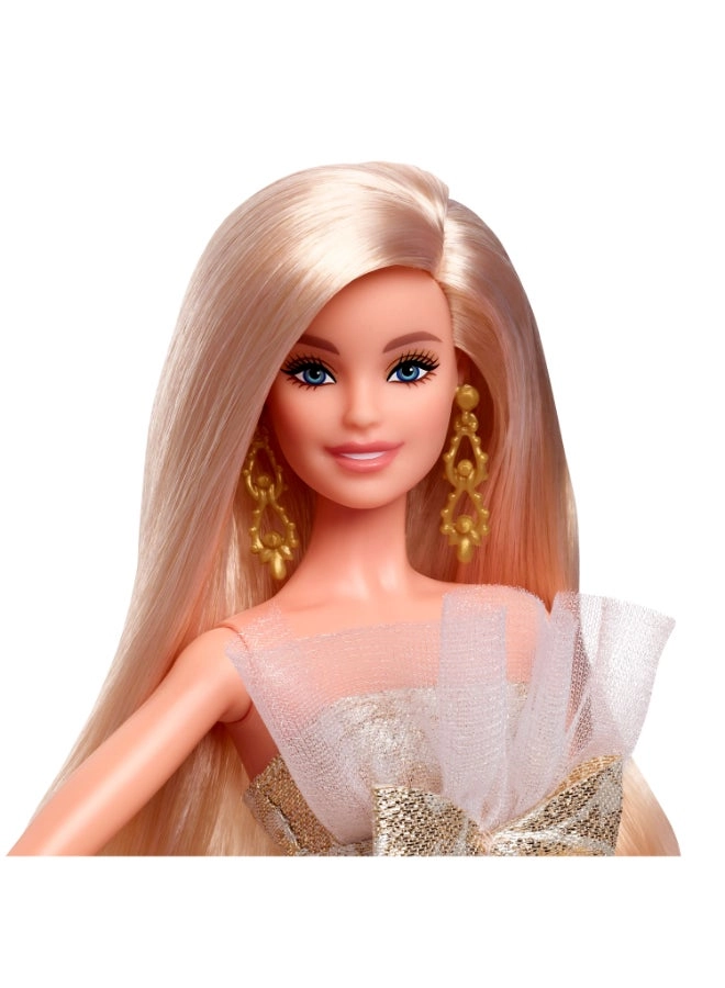Barbie Holiday Doll - Blonde Hair Ages 6+