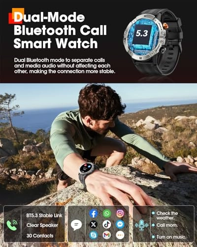 Military Smart Watch Titanium
