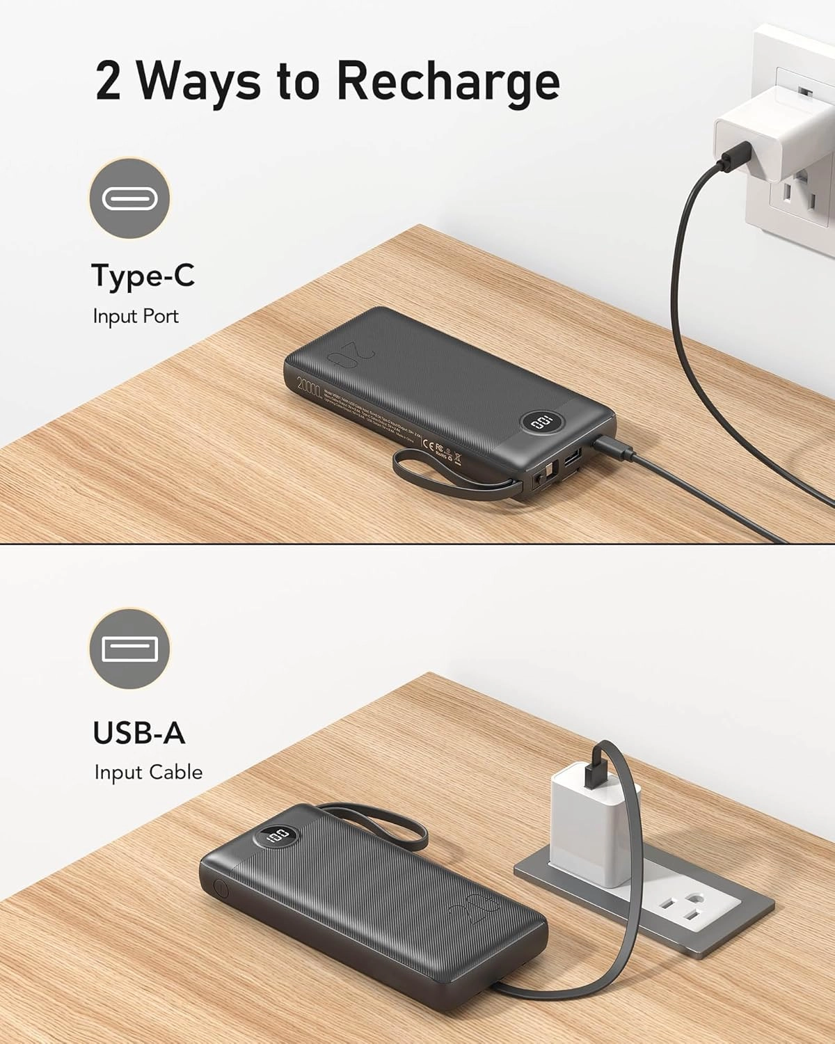 Power Bank - 20000mAh