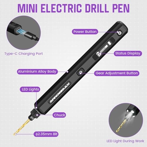 Mini Electric Drill Pen - 500mAh