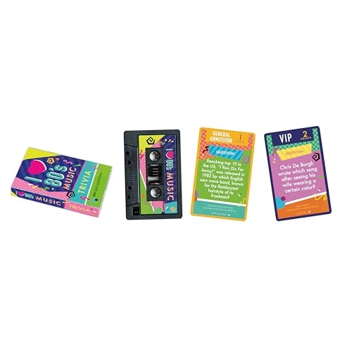 '80s Music Trivia - Card Game