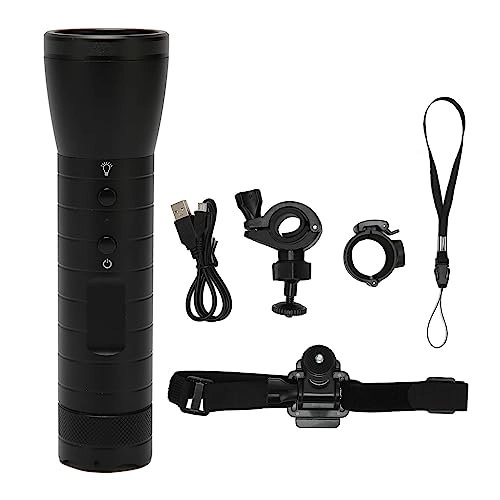 Flashlight Video Camera - 1080P 120° Wide Angle 2200mAh