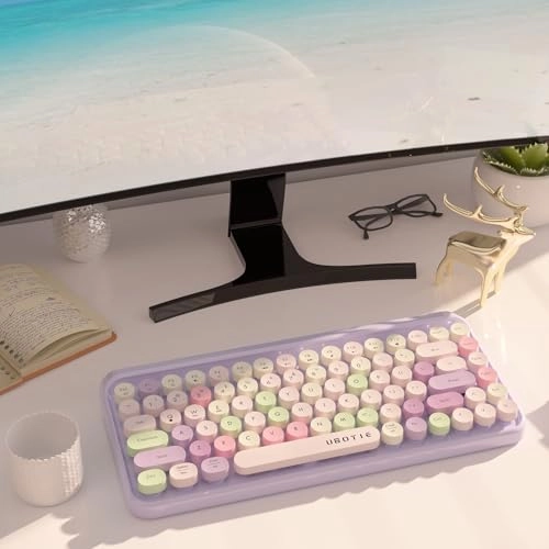 Portable Bluetooth Computer Keyboard - QWERTY Wireless