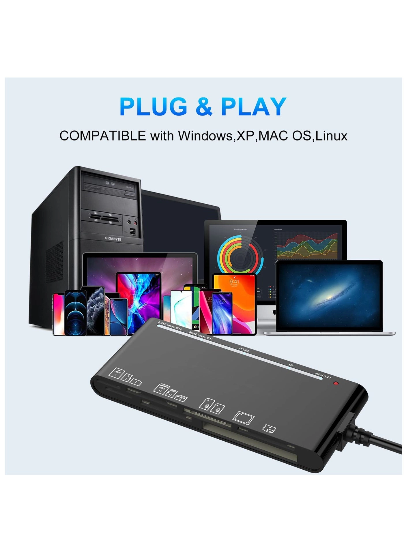 USB 3.0 Memory Card Reader