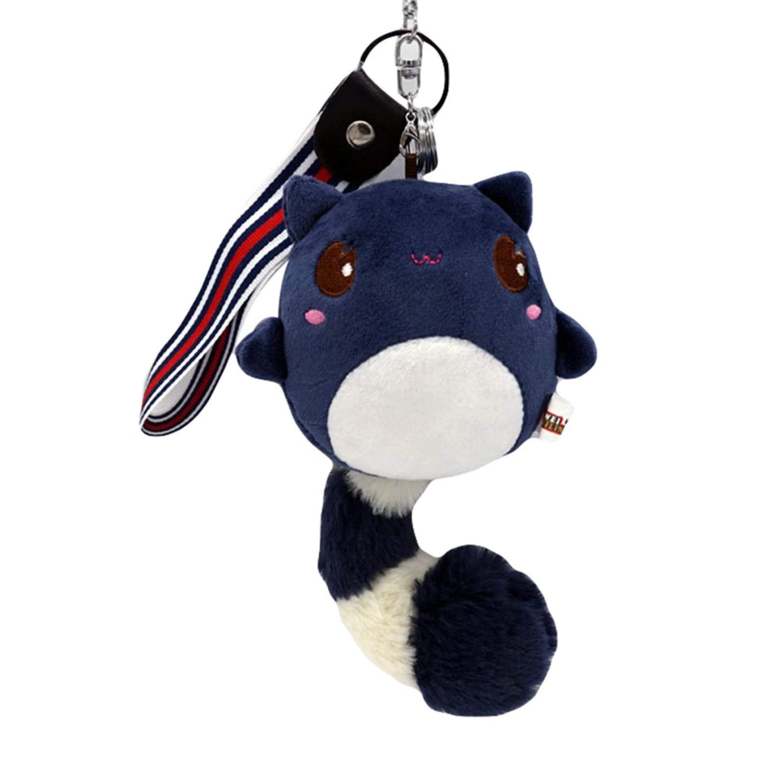 XTGHL Raccoon Long Tail Plush 20 cm Key Holder