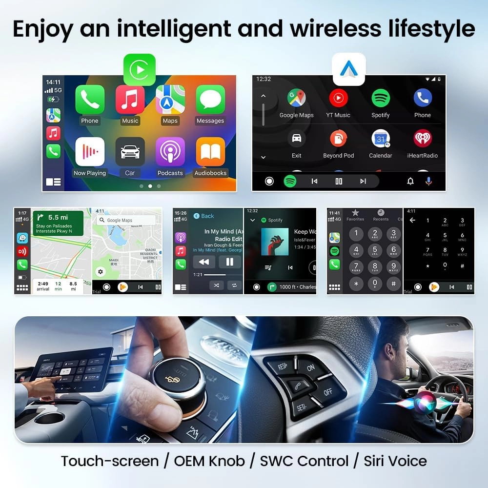 CP2A Adapter - Wireless CarPlay Android Auto