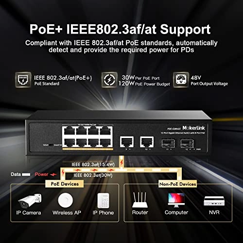 12 Gigabit PoE - 12-ports