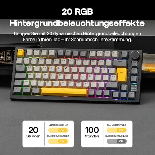 Ajazz AK820 Pro - Wired/Wireless