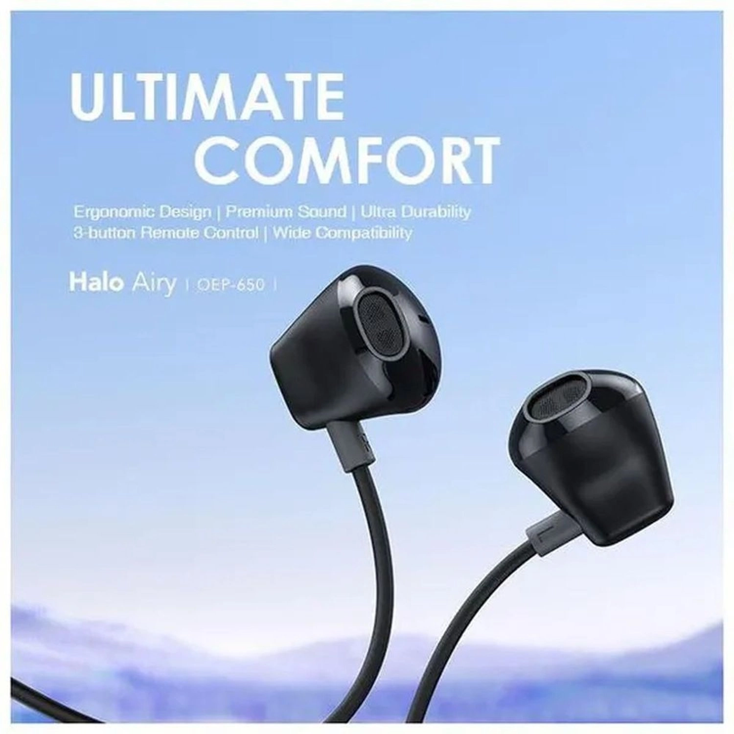 Halo Airy Wired Earphone
