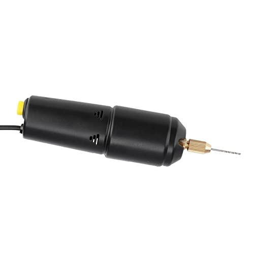 Versatile Electric Hand Drill - 10 drill bits 0.8mm-1.2mm USB charging